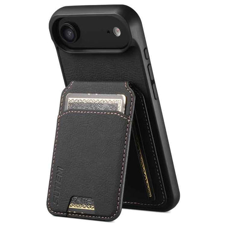 Suteni H02 Litchi Leather Card Wallet Stand Back Phone Case