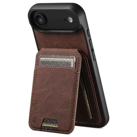 Suteni H02 Litchi Leather Card Wallet Stand Back Phone Case