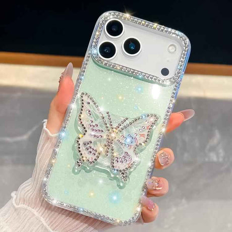 Diamond Glitter Butterfly Holder Phone Case