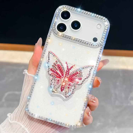 Diamond Glitter Butterfly Holder Phone Case