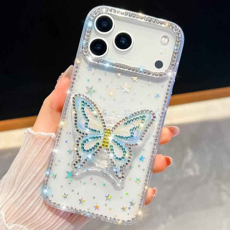 Diamond Glitter Butterfly Holder Phone Case