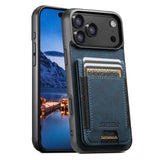 Suteni H03 Litchi Leather Phone Case Card Bag Stand Back for Phones