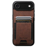 Suteni H03 Litchi Leather Phone Case Card Bag Stand Back for Phones