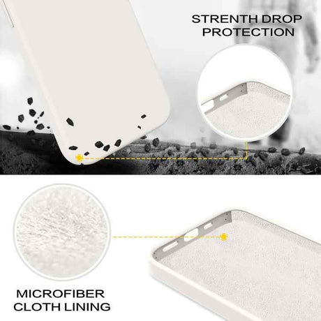 Kalebol Solid Color Simple All-inclusive Liquid Silicone Phone Case