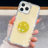 Diamond Glitter Diamond Round Holder Phone Case