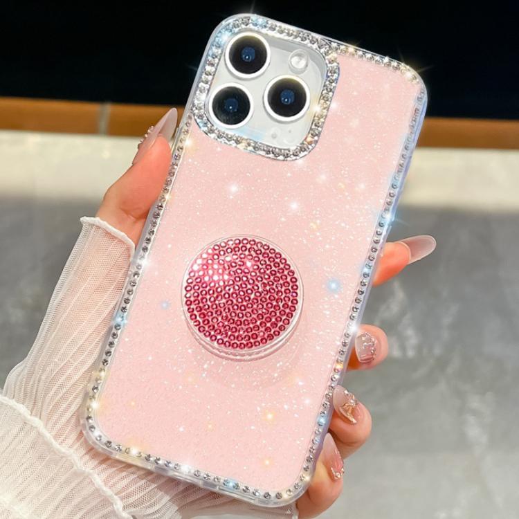 Diamond Glitter Diamond Round Holder Phone Case