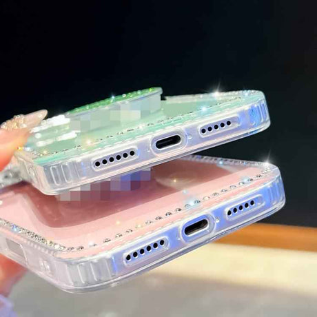 Diamond Glitter Diamond Round Holder Phone Case