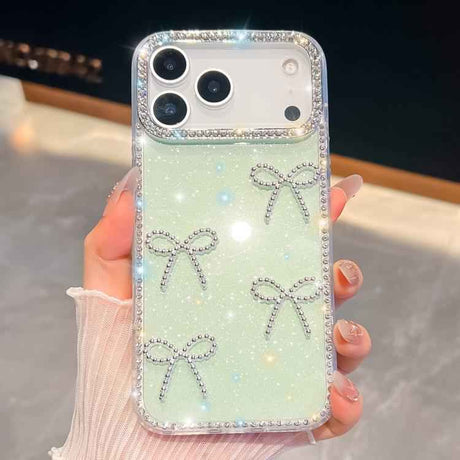 Diamond Glitter Bow-knot Four-Corner Shockproof Phone Case