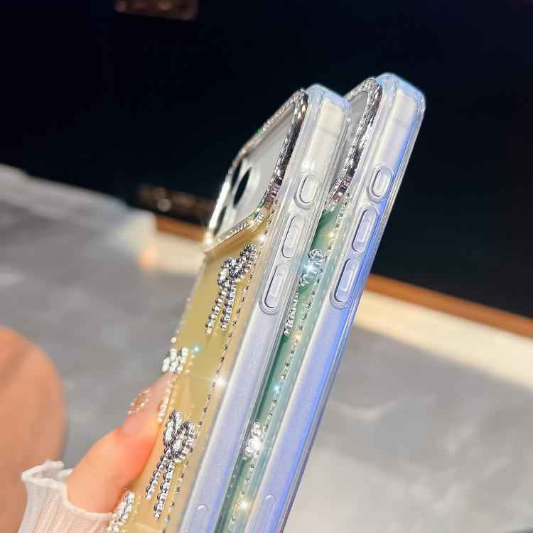 Diamond Glitter Bow-knot Four-Corner Shockproof Phone Case
