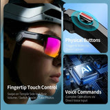 S100 13MP AI Smart Sports Glasses, Support Bluetooth Call / AI Recording / Music Control