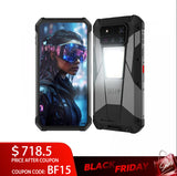 Unihertz Tank 4 Pro 5G Projector Rugged Phone, 16GB+512GB, Night Vision, 6.73 inch Android 13 Dimensity 8300 Octa Core