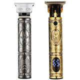 VGR V-228 5W USB Retro Engraving Hair Clipper with LED Digital Display, V-228 (Bronze), V-228 (Silver)