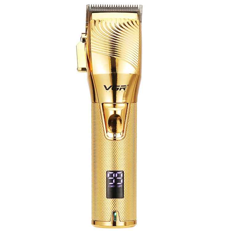 VGR V-280  10W USB Metal Electric Hair Clipper with LED Digital Display, V-280 (Black), V-280 (Gold)