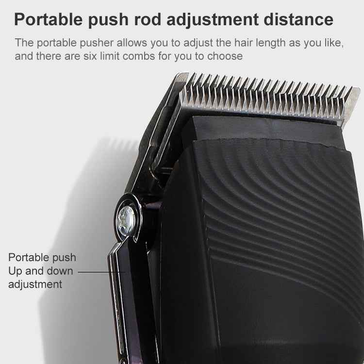 VGR V-280  10W USB Metal Electric Hair Clipper with LED Digital Display, V-280 (Black), V-280 (Gold)