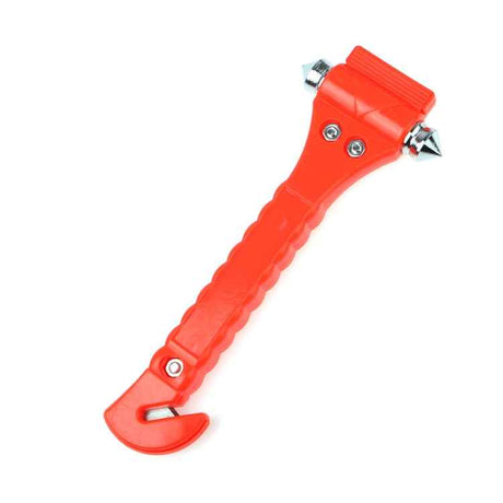 2 in 1 Mini Car Safety Rescue Hammer Life Saving Escape Emergency Hammer Seat Belt Cutter Window Glass Breaker, 2 in 1
