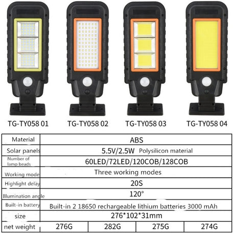 Solar Lamp Body Induction Wall Lamp LED Outdoor Waterproof Lighting Street Lamp - LYDARZ
