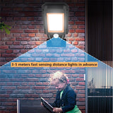 Solarlampenkörper-Induktionswandlampe LED-Straßenlaterne für den Außenbereich, wasserdichte Beleuchtung, 60 LED, 72 LED, 120 COB, 128 COB