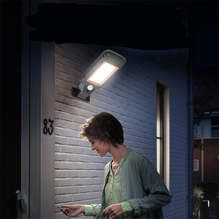 Solarlampenkörper-Induktionswandlampe LED-Straßenlaterne für den Außenbereich, wasserdichte Beleuchtung, 60 LED, 72 LED, 120 COB, 128 COB