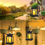 Solar Candle Light Retro Outdoor Waterproof LED Garden Light, Candle