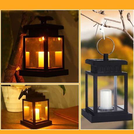 Solar Candle Light Retro Outdoor Waterproof LED Garden Light, Candle - LYDARZ
