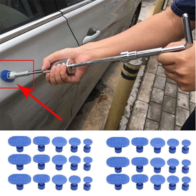 30 ventosas para reparación de abolladuras de coche - Extractor de chapa metálica con junta de reparación empotrada