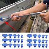 30 ventosas para reparación de abolladuras de coche - Extractor de chapa metálica con junta de reparación empotrada