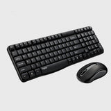 Rapoo X1800S 2.4GHz Wireless Keyboard and Mouse Set, Black, White