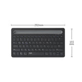 Rapoo XK100 78 Keys Wireless Bluetooth Office Business Keyboard - LYDARZ
