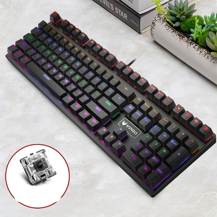 Rapoo V700S 104-Key RGB Backlit USB Wired Gaming Mechanical Keyboard