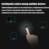 Rapoo 7200M Wireless Mouse: 1600 DPI, 6 Buttons, Bluetooth 4.0, Silent Office Use