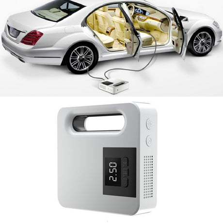 12V Car Air Pump Car Portable Tire Electric Pump, Mechanical Version(White), Digital Version(White) - LYDARZ