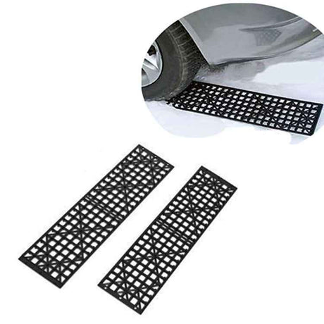 1 Pair Car Off-Road Plate Tires Skid Plates Self-Rescue Off-Road Equipment for Snow and Mud, Self-Rescue Off-Road Equipment