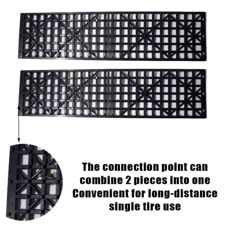 1 Pair Car Off-Road Plate Tires Skid Plates Self-Rescue Off-Road Equipment for Snow and Mud, Self-Rescue Off-Road Equipment