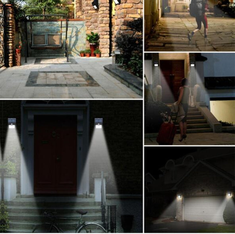 Lámpara solar de pared para exteriores de 100 LED: iluminación de inducción ajustable para patio, jardín y balcón.