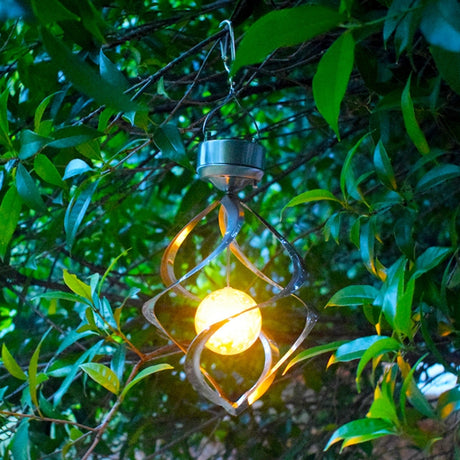 Solar Wind Chime Lamp Outdoor Waterproof Garden Decoration Hanging Lamp - LYDARZ