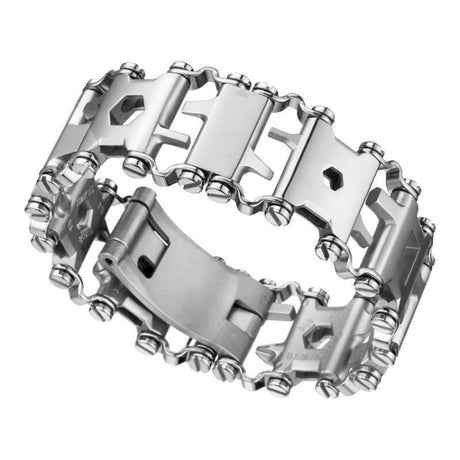 Multifunctional Stainless Steel Outdoor Survive Tool Bracelet for Men - LYDARZ