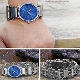 Pulsera multifuncional de acero inoxidable para supervivencia para hombre.