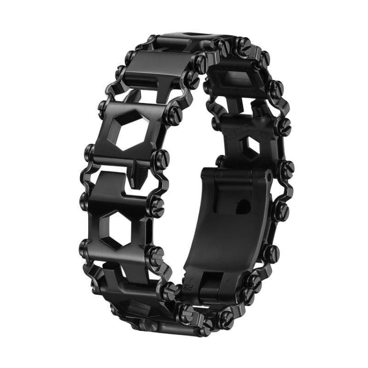 Pulsera multifuncional de acero inoxidable para supervivencia para hombre.