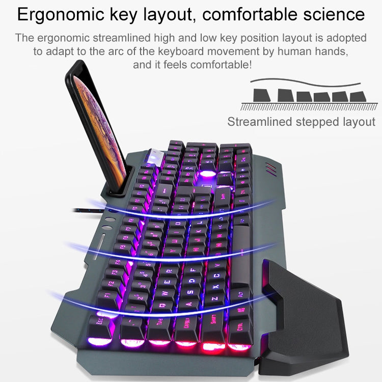 618 Internet Cafe Game Manipulator Keyboard and Mouse Set