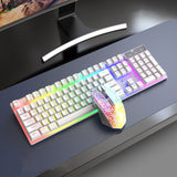 ZIYOULANG T3 Wireless Charging Gaming Lighted Keyboard and Mouse Set