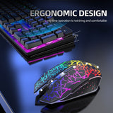 ZIYOULANG T3 Wireless Charging Gaming Lighted Keyboard and Mouse Set