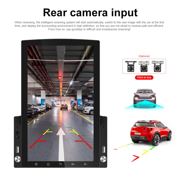 Reproductor MP5 para coche con pantalla vertical de 9,7 pulgadas, cristal HD 2.5D, navegación Android, todo en uno, estándar, estándar con cámara de 4 luces, estándar con cámara de 8 luces, estándar con cámara de 12 luces