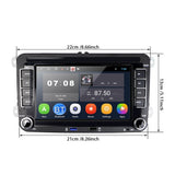 Adecuado para Volkswagen 7 pulgadas Reproductor multimedia para coche Navegación Bluetooth Marcha atrás Máquina integrada Android 10.0, 1+16G, 2+16G, 2+32G