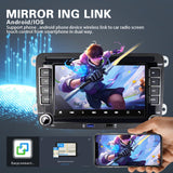 Adecuado para Volkswagen 7 pulgadas Reproductor multimedia para coche Navegación Bluetooth Marcha atrás Máquina integrada Android 10.0, 1+16G, 2+16G, 2+32G
