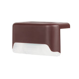 Luz solar para barandilla: luz LED impermeable para escalones, ideal para decoración de jardines y paisajismo.