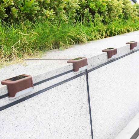 Solar Railing Light Staircase Light Outdoor Waterproof LED Step Light Garden Decoration Landscape Light