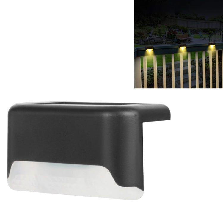 Solar Railing Light Staircase Light Outdoor Waterproof LED Step Light Garden Decoration Landscape Light, Warm White /Brown, Warm White /Black, Colorful Light /Brown, Colorful Light /Black