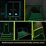 Reflective Glow Tape Self-adhesive Sticker Removable Luminous Tape Fluorescent Glowing Dark Striking Warning Tape