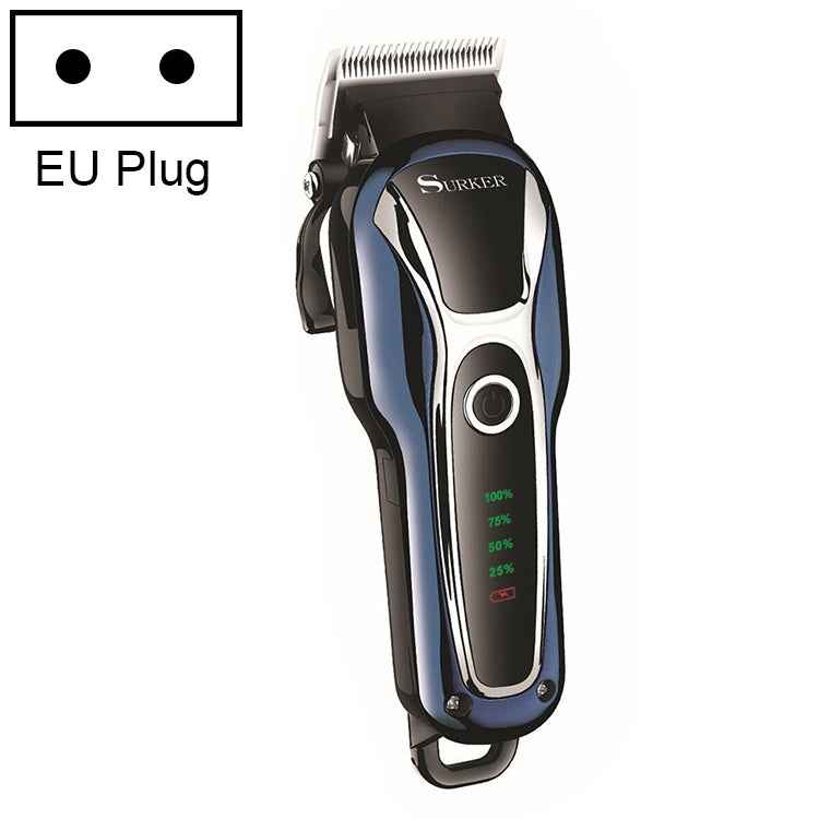 Surker SK-803 High-power LCD Hair Clipper Plug-in Dual-use Electric Clippers