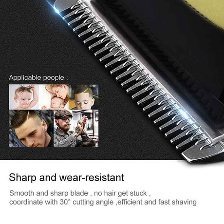 Surker SK-803 High-power LCD Hair Clipper Plug-in Dual-use Electric Clippers